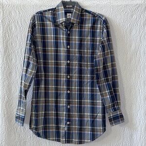 Peter Millar Button-Down Long Sleeve Plaid Shirt